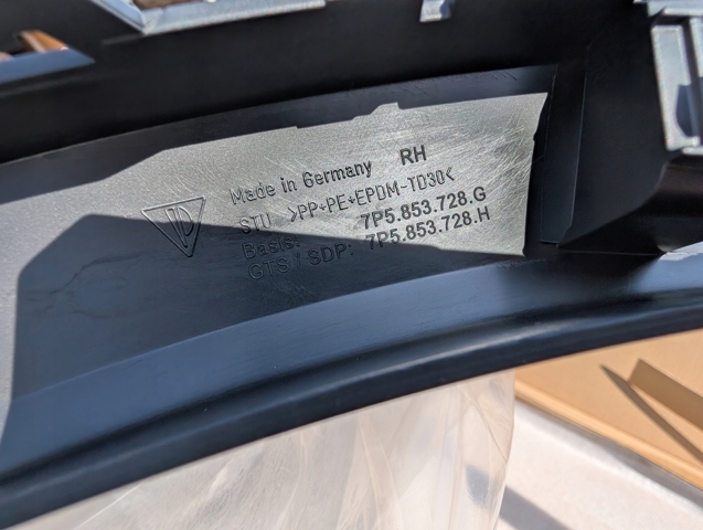 PORSCHE 7P5853728G в наличии Львов