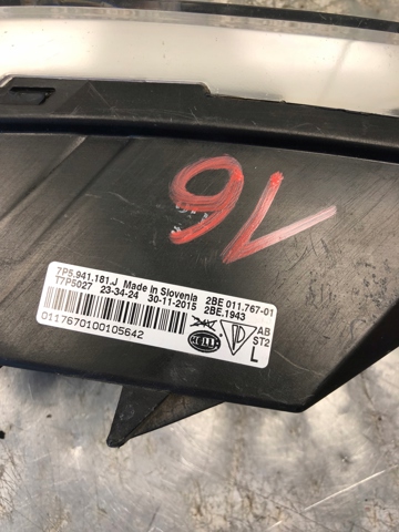 7P5941181J PORSCHE Поворотник левый купить в Украина