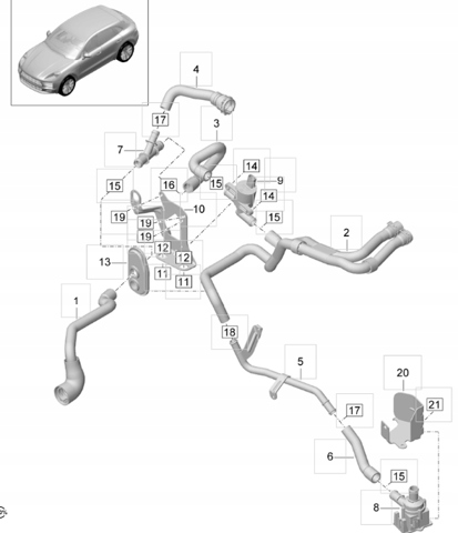 PORSCHE 7PP121237 в наличии Украина