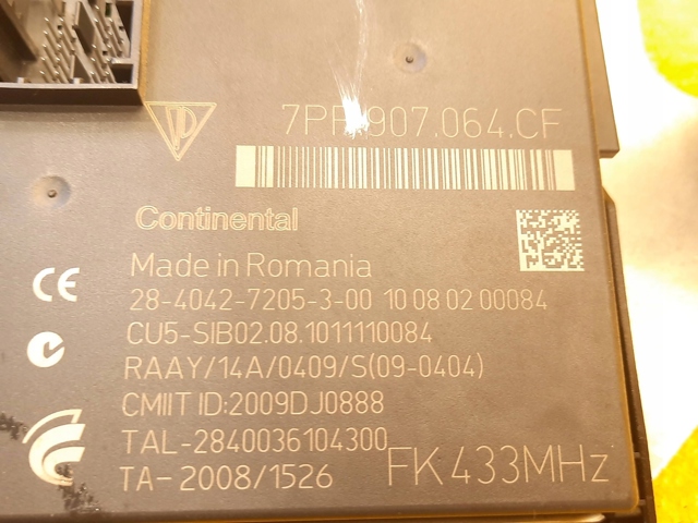 PORSCHE 7PP907064CF в наличии Житомир