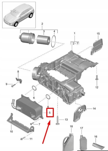 94610728130 PORSCHE Радиатор масляный купить в Николаев