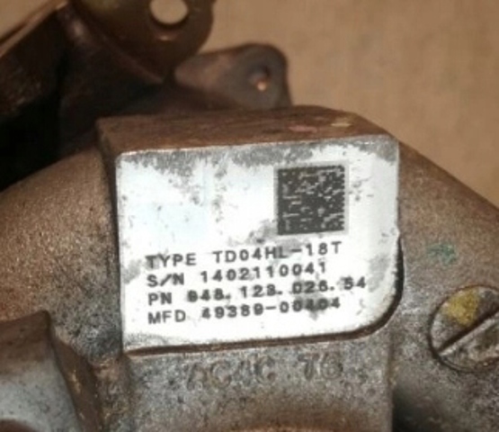 Турбокомпрессор 94812302654 PORSCHE