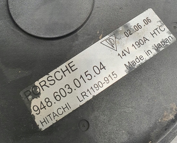 94860301504 PORSCHE Генератор купить в Кривой Рог