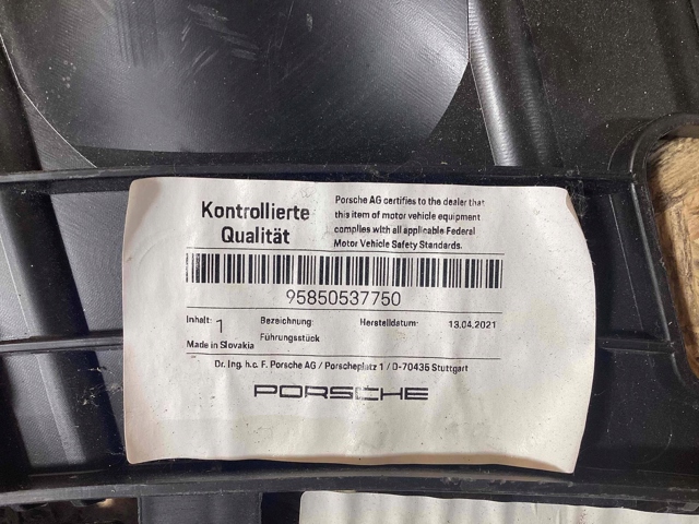 95850537750 PORSCHE Кронштейн бампера заднего левый купить в Харьков