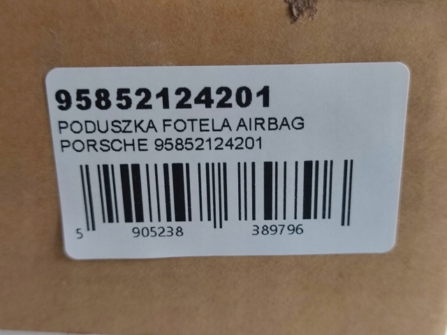 PORSCHE 95852124201 Подушка безопасности (AIRBAG) спинки сиденья правого в наличии Днепр