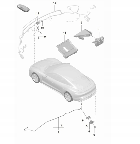 95898054600 PORSCHE Камера заднего вида купить в Житомир