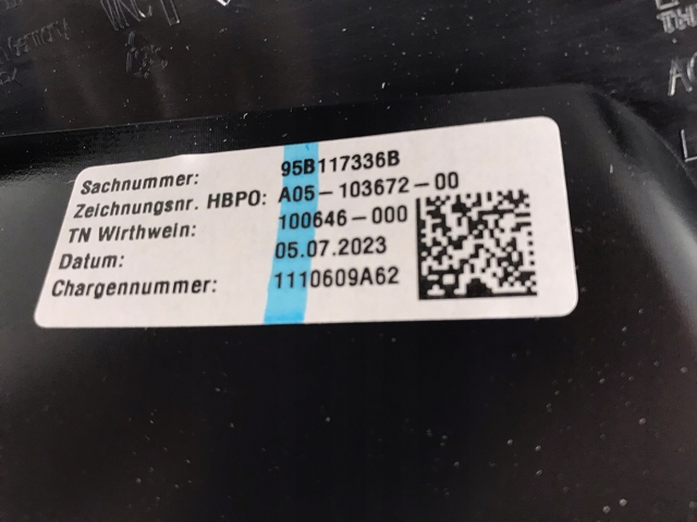 95B117336B PORSCHE купить в Днепр