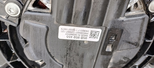 95B121003A PORSCHE Диффузор вентилятора в сборе с мотором и крыльчаткой купить в Полтава