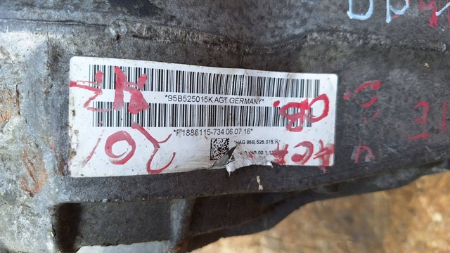 95B525015K PORSCHE Мост задний в сборе купить в Одесса