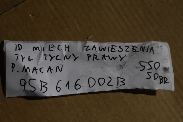 95B616002B Пневмоподушка (пневморессора) моста заднего купить Днепр