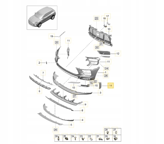 95B807820 PORSCHE купить в Сумы