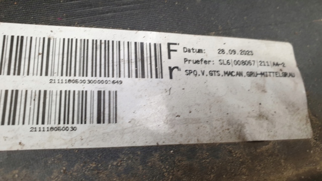 PORSCHE 95B827530AH в наличии Запорожье