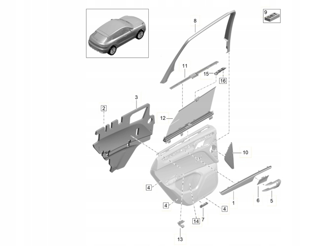 95B837019GT8 PORSCHE купить в Львов