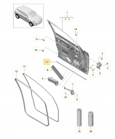95B837120B PORSCHE купить в Украина