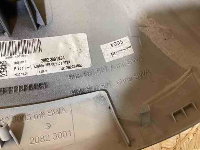 95B857527AG2X PORSCHE Накладка (крышка) зеркала заднего вида левая купить в Сумы
