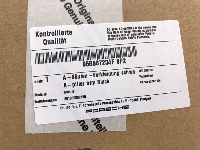 95B867234F6F2 PORSCHE купить в Ирпень