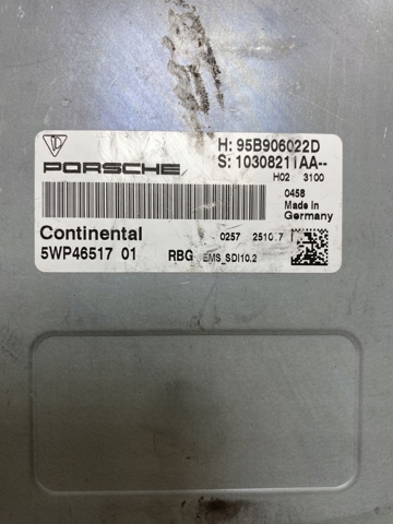 PORSCHE 95B906022D Блок управления двигателем в наличии Харьков
