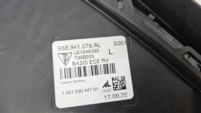 PORSCHE 95B941079AL в наличии Хмельницкий