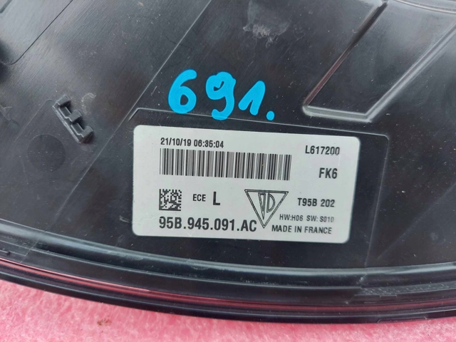 PORSCHE 95B945091AC Фонарь задний левый внешний в наличии Запорожье