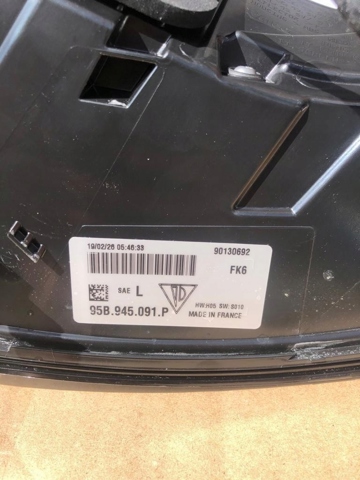 PORSCHE 95B945091S в наличии Черновцы