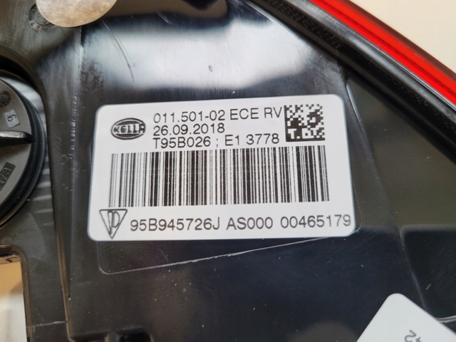 95B945726J PORSCHE Фонарь заднего бампера правый купить в Запорожье