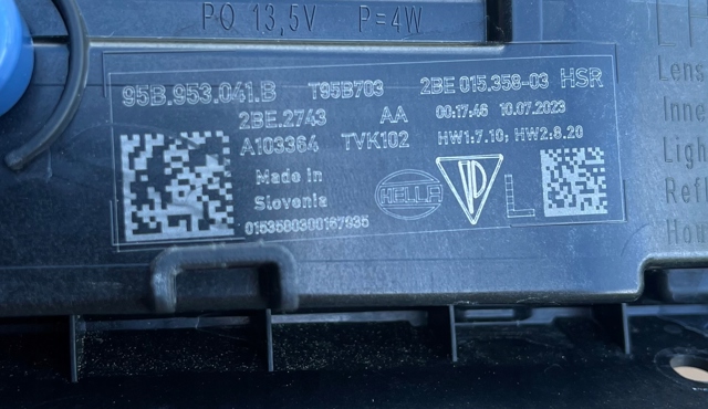 95B953041B PORSCHE Указатель поворота левый купить в Одесса