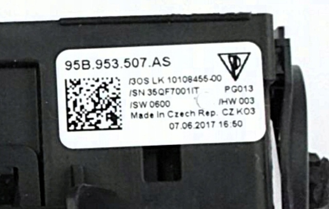 95B953568 Кольцо контактное, шлейф руля купить Черкассы