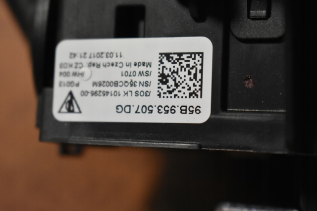 95B953568D PORSCHE Кольцо контактное, шлейф руля купить в Львов