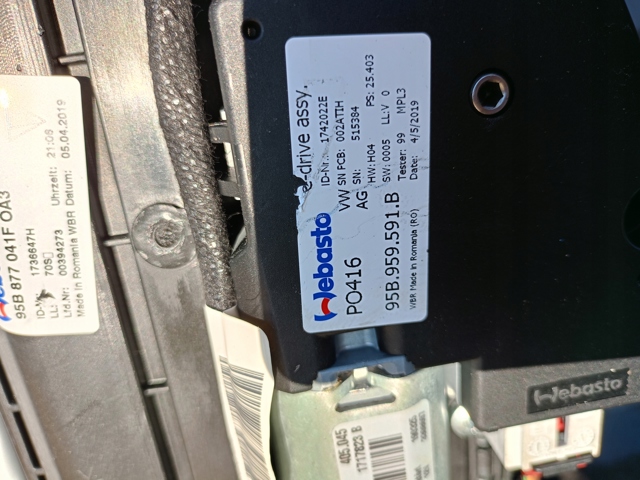 95B959591B Мотор привода люка купить Львов