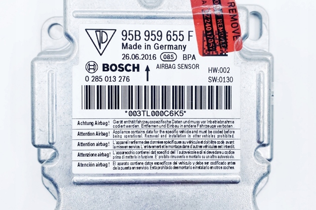 95B959655F PORSCHE Модуль-процессор управления подушкой безопасности (ЭБУ AIRBAG) купить в Тернополь