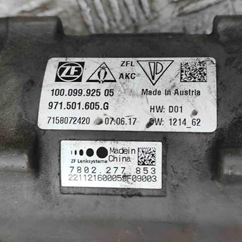 971501605G PORSCHE Рулевая рейка купить в Днепр