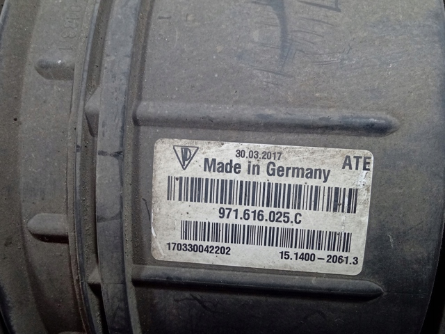 971616025C PORSCHE Пневмоподушка (пневморессора) моста заднего купить в Сумы