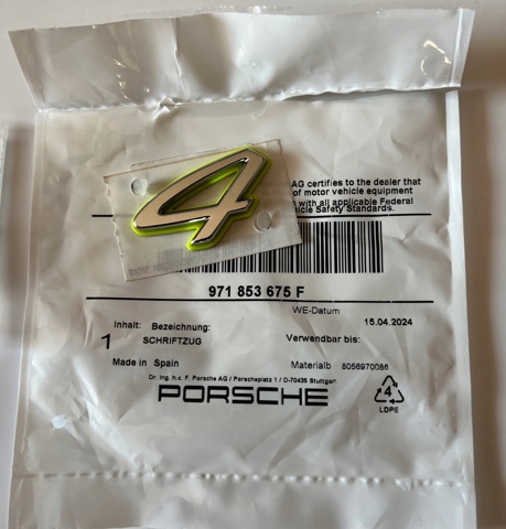 971853675D Porsche