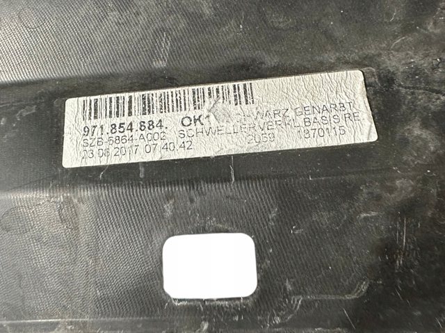 971854884OK1 PORSCHE Накладка (молдинг) порога наружная правая купить в Николаев