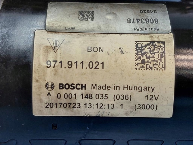 PORSCHE 971911021 Стартер в наличии Сумы