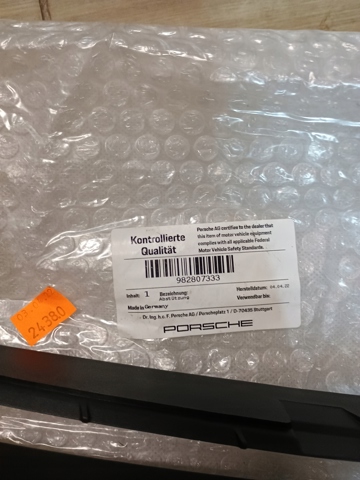 PORSCHE 982807333 в наличии Каменское