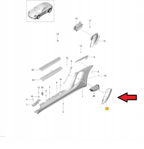 PORSCHE 982853189OK1 в наличии Черновцы