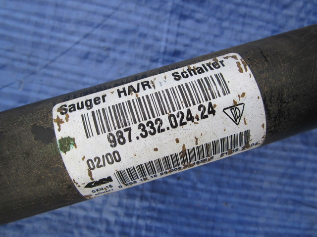 98733202424 PORSCHE Полуось задняя правая купить в Киев