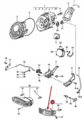 99363106100 PORSCHE Поворотник левый купить в Павлоград