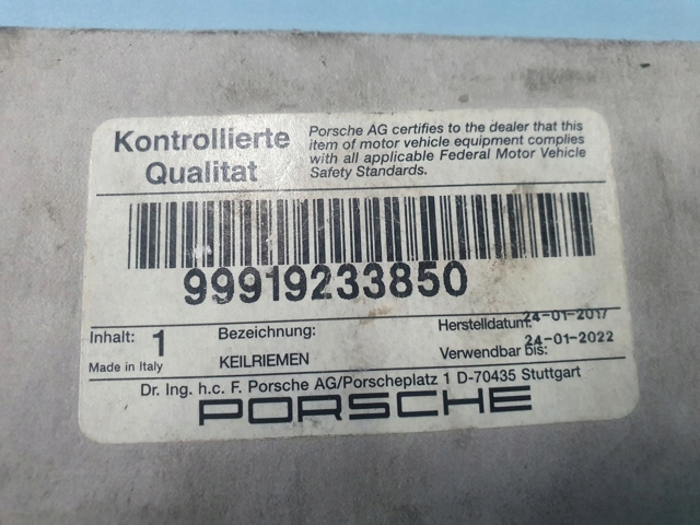 99919233850 Ремень генератора купить Одесса