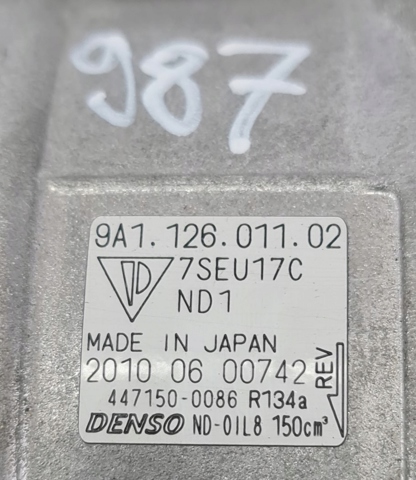 9A112601102 PORSCHE Компрессор кондиционера купить в Полтава