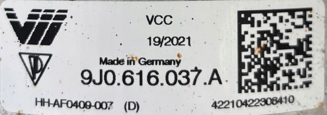 PORSCHE 9J0616037A в наличии Ирпень