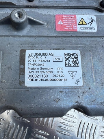 PORSCHE 9J1959663AG в наличии Полтава