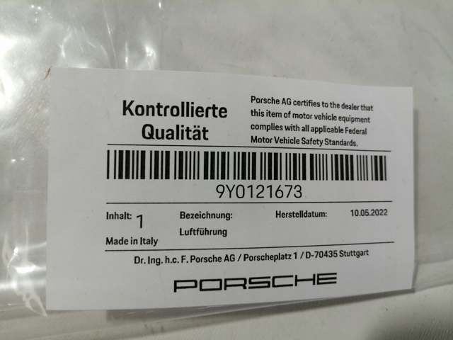 PORSCHE 9Y0121673 в наличии Львов