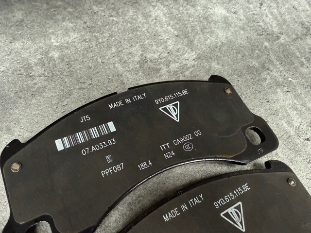 PORSCHE 9Y0698151BE Колодки тормозные передние дисковые в наличии Киев