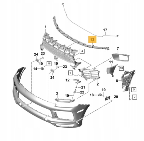 PORSCHE 9Y0807666 в наличии Днепр