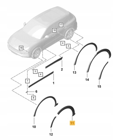 PORSCHE 9Y0853817G2X в наличии Днепр