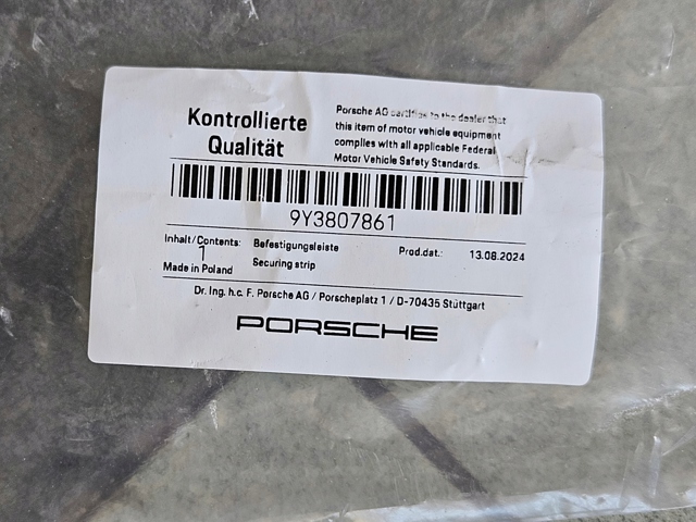 9Y3807861 PORSCHE купить в Каменское