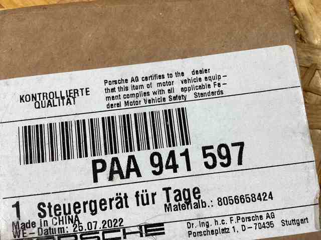 PORSCHE PAA941597 в наличии Запорожье