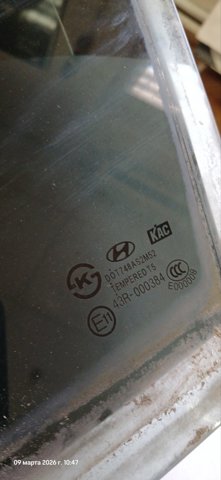 HYUNDAI 824113V010 Стекло двери передней левой в наличии Тернополь